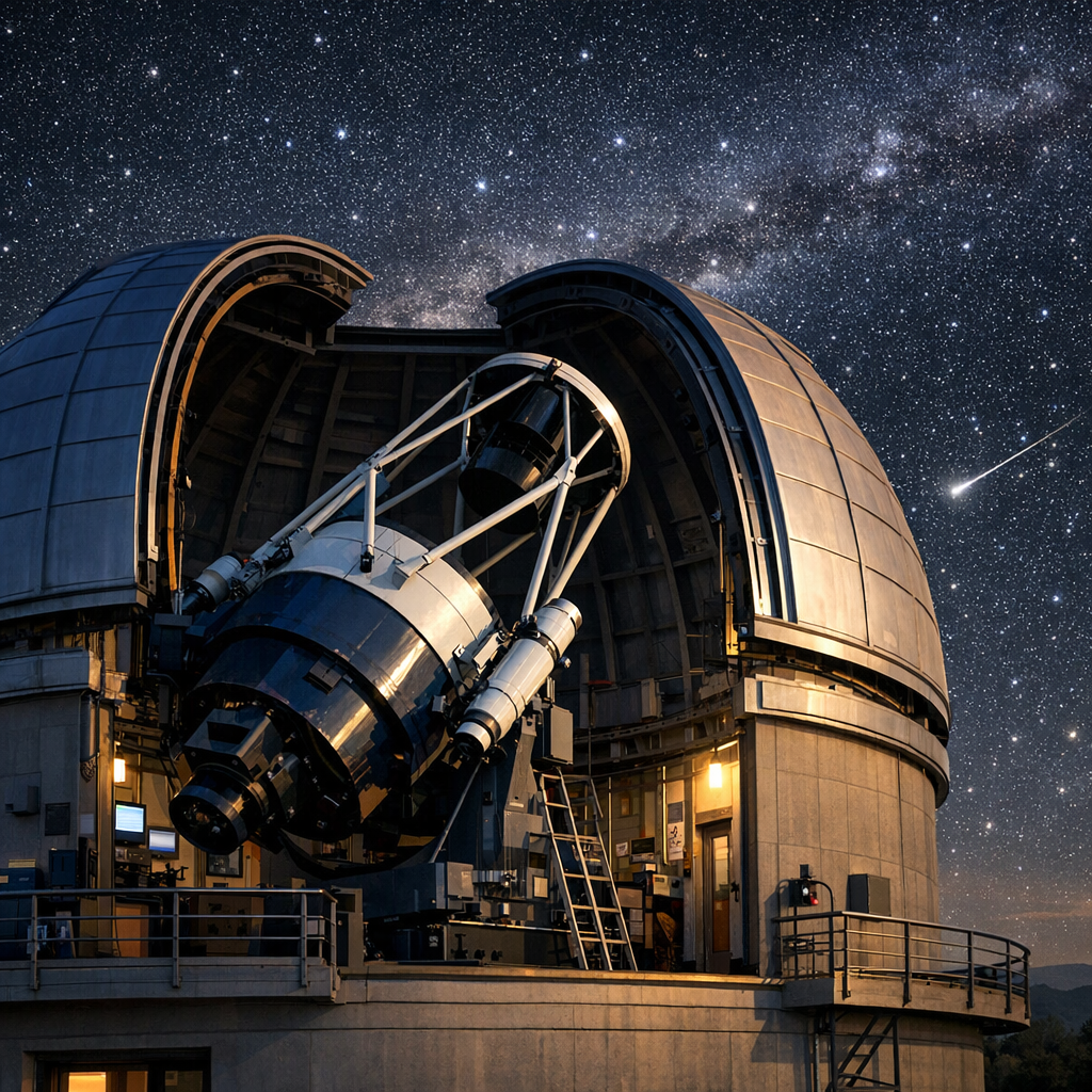 Asteroitler ve Astroloji Nedir? Ceres, Pallas, Juno, Vesta 3 Asteroitler astroloji nedir sorusunun bilimsel keşif sürecini gösteren gözlemevi illüstrasyonu