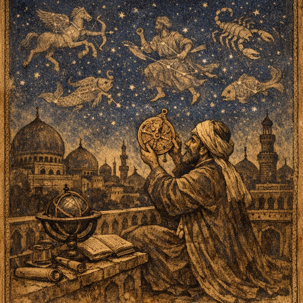İslam Astrolojisi: Bağdat Bilgelik Evi (Beytü'l-Hikme) Tarihi ve Kökeni 3 İslam Astrolojisi Abbasi sarayında astronomi ve astroloji çalışmalarını simgeleyen tarihi görsel