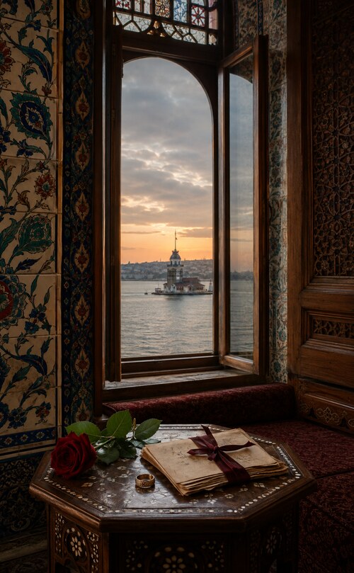 İstanbul’da Aşk Büyüsü: Tarihi, Anlamı ve Aşk İnanışlarındaki Yeri 1 İstanbul aşk büyüsü anlatılarındaki sevgi ve ilişki sembollerini temsil eden görsel