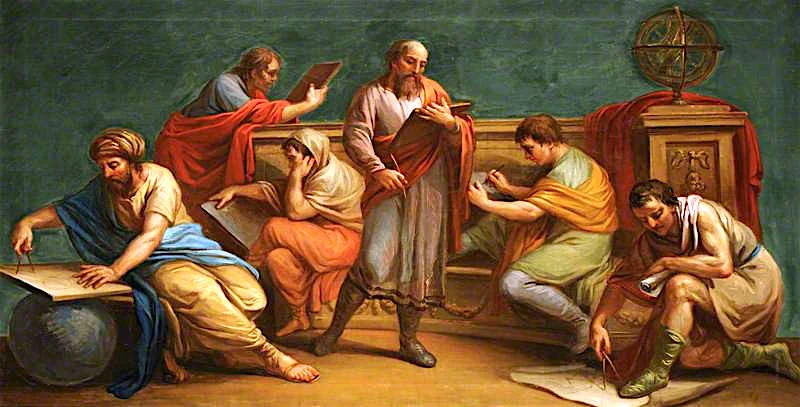 Büyü ve Modern Bilim İlişkisi Nedir? Rönesans'tan Bir Bakış 2 Galileo ve Descartes'in doğayı matematikselleştirme çabasını simgeleyen 17. yüzyıl bilim ortamı kompozisyonu