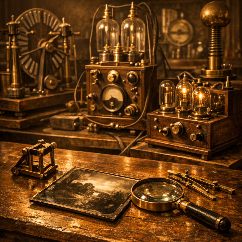 Aura Temizliği Nedir ve Bilimsel Bakış Açısı Nasıldır? 1 Aura Temizliği Nedir Kirlian fotoğrafçılığının fiziksel temelini simgeleyen tarihi laboratuvar ölçüm cihazları sahnesi